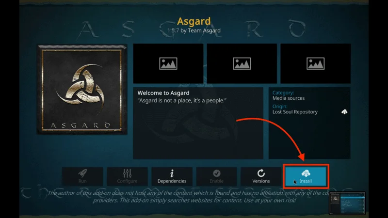 Asgard Addon Streams